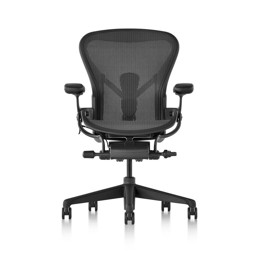[국내정식수입품] 허먼밀러 공식딜러/ 뉴 에어론 라이트 체어 Graphite/ HermanMiller New Aeron Lite chair, Graphite, 1개 상세 이미지 1