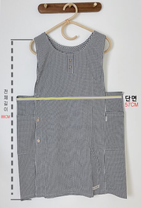 데코나인 리플체크 앞치마, 보라, 1개 상세 이미지 2