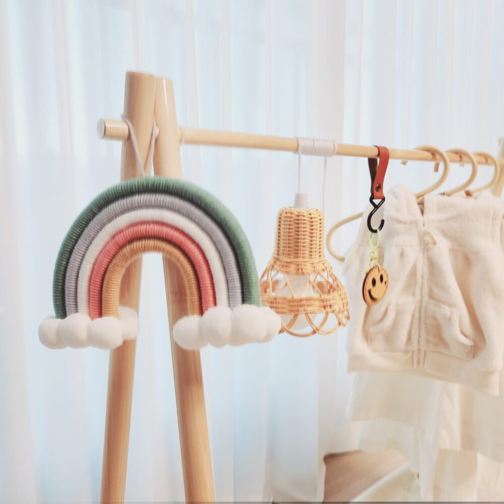 러브온마켓 큰사이즈 아기행거 아기옷행거 2단 상세 이미지 2