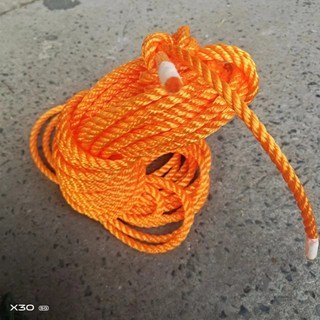 고추끈 농업용 농사용 노끈 과수결속 양말목 30mm, AC. 10mm 오렌지 로프 20m