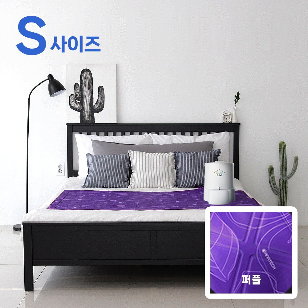 위드커넥트홈 냉수 매트 시원한 아이스방 여름 침대 얼음장매트, 퍼플, 쿨매트 상세 이미지 1