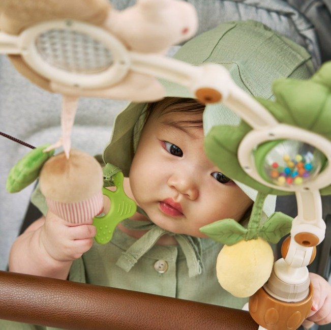 LittleLife 리틀포레 유모차 모빌 완구, 혼합색상, 1개 상세 이미지 2