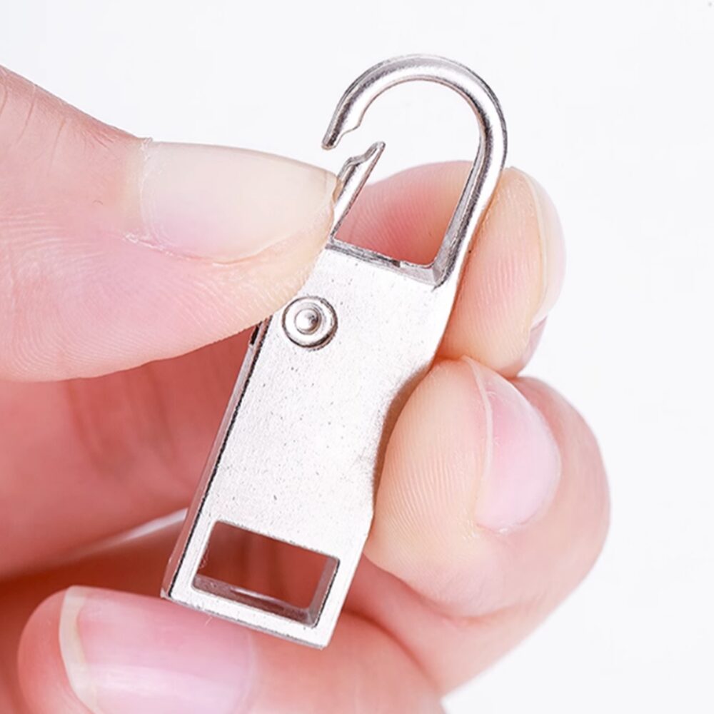 가재트 만능 지퍼고리 원터치 셀프수선 지퍼손잡이 5개입, 실버, 5개할인 상세 이미지 2
