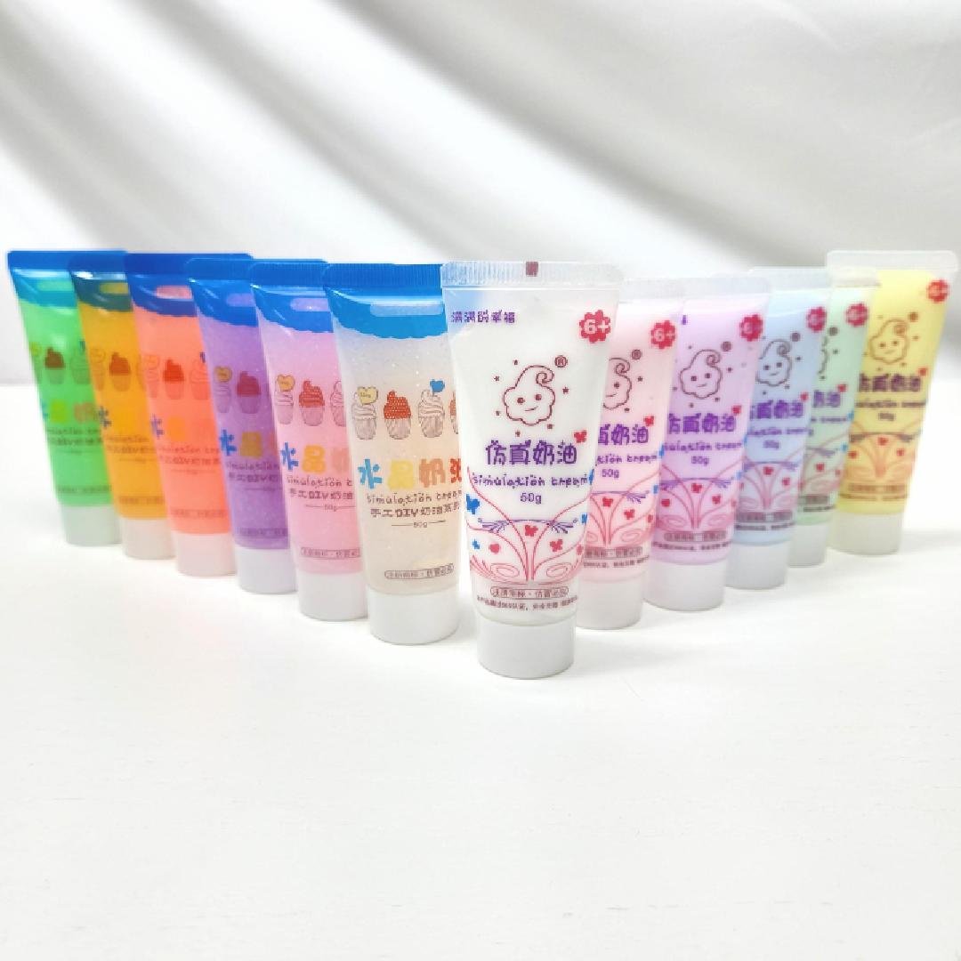 쁘띠끄 데코덴생크림 핸드폰꾸미기 50g diy, 1개, 12색상 상세 이미지 1