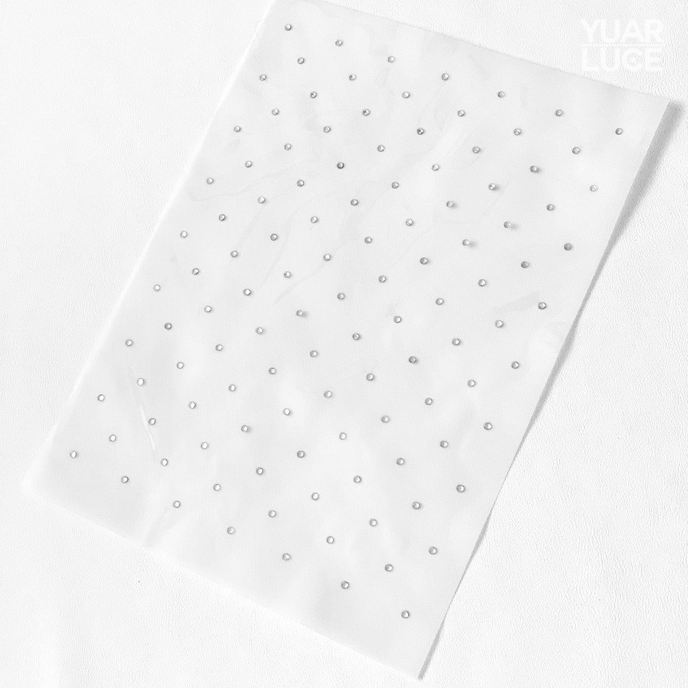 유아루체 4mm 도트 무늬 - 핫픽스 모티브 땡땡이 패턴 드레스 발레복 리폼 큐빅 의류전사지, 1개 상세 이미지 1