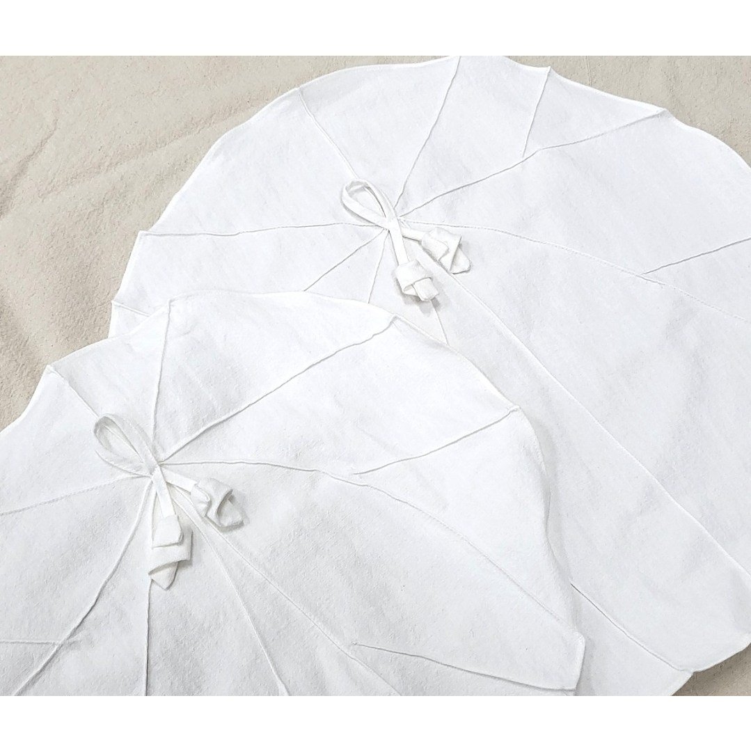 혜인천 [핸드메이드] 깨끗한 무명 NEW핀탁원형 연잎다포 사이즈 2종 상세 이미지 1