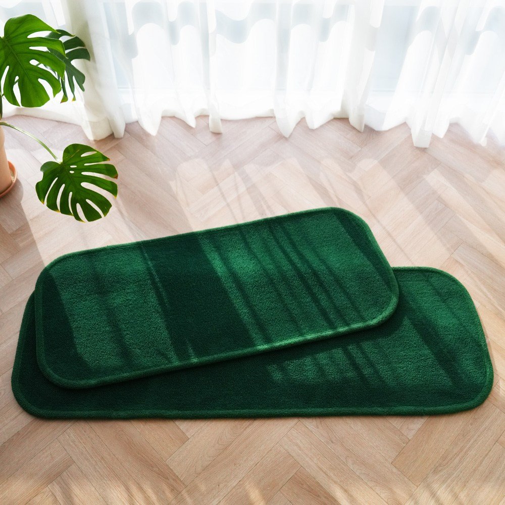 (국산)빨아쓰는 두툼한 주방 발매트 침대 미니러그 고래 구름 4셰입 50cm X 120cm, 베이지, 3.타원 50 x 120 cm 상세 이미지 2