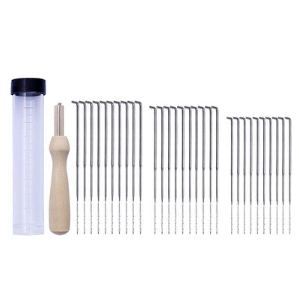 치프몰 양모펠트 바늘 30개 + 나무바늘, 1개 상세 이미지 1