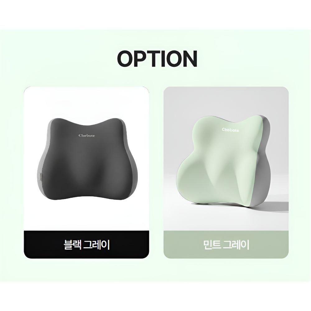 오르지 허리를 탄탄하게 받쳐주는 요추 지지대 쿠션, 블랙그레이할인 상세 이미지 2