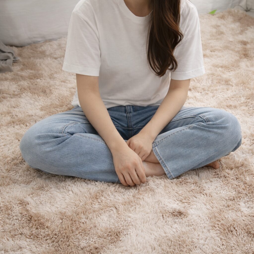 마드레하우스 인조양털러그 장모 카페트 털러그 물세탁 가능 고양이 카펫 거실용할인 상세 이미지 2